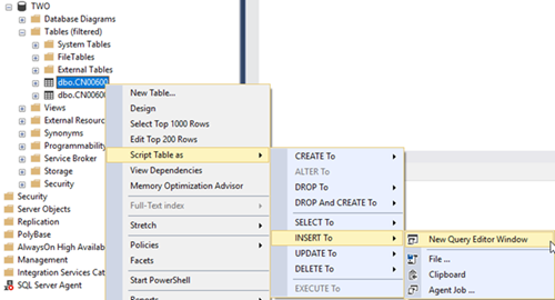 SQL Management Studio