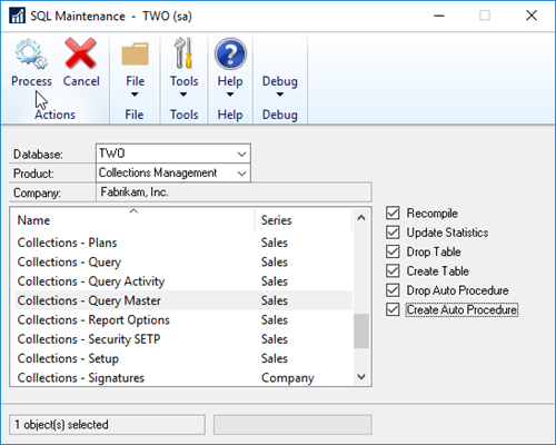 SQL Maintenance